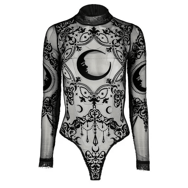 Crescent Mesh Bodysuit - Kill JoyRestyle