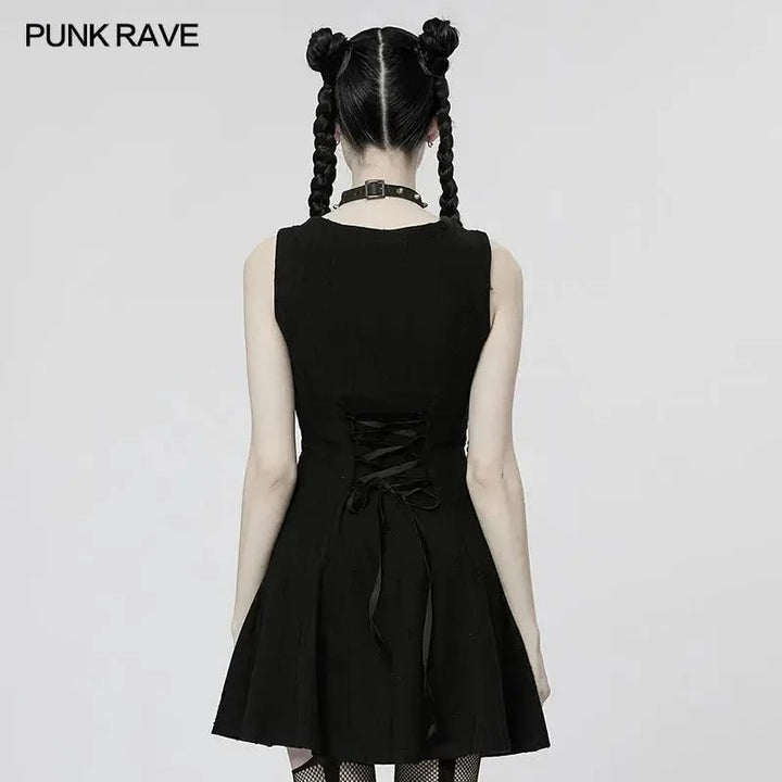 Cyberpunk Black Dress - Kill JoyPunk Rave