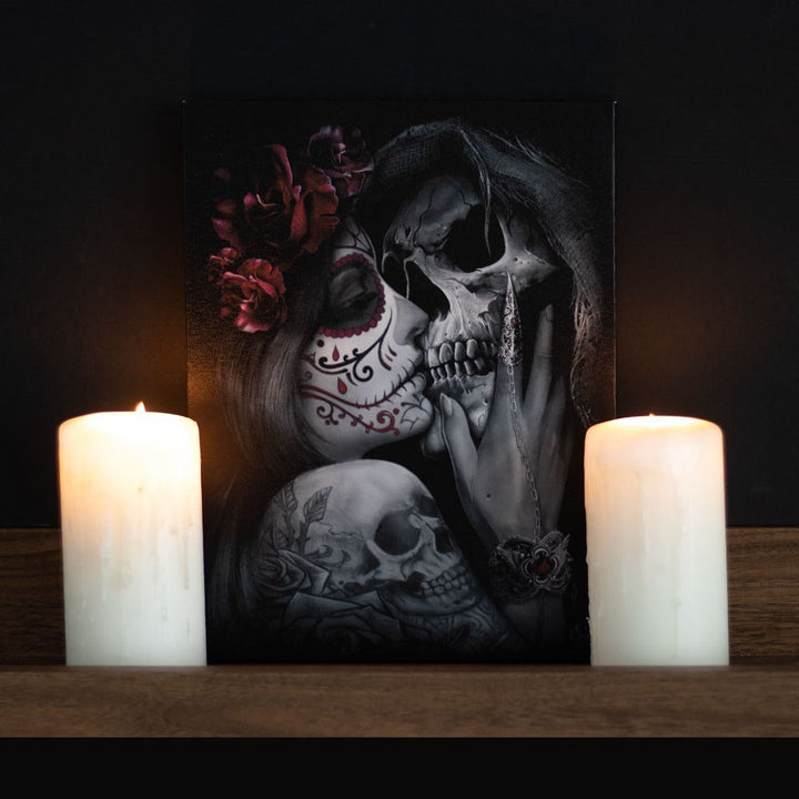 Dead Kiss Canvas Plaque - Kill JoySomething Different
