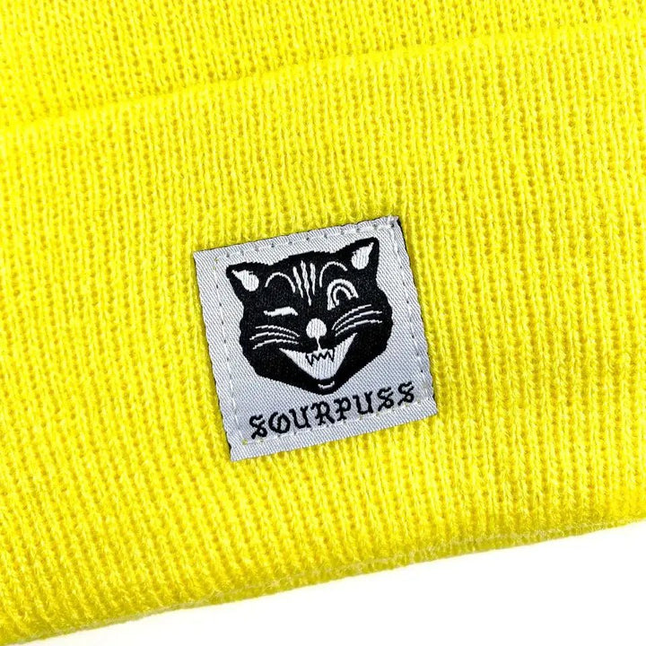 Jinx Knit Hat Hi Vis - Yellow - Kill JoySourpuss