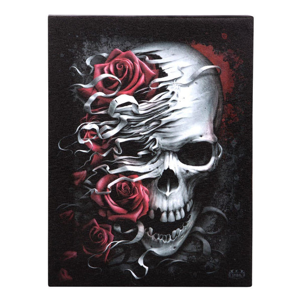 Skulls n Roses Canvas Plaque - Kill JoySomething Different