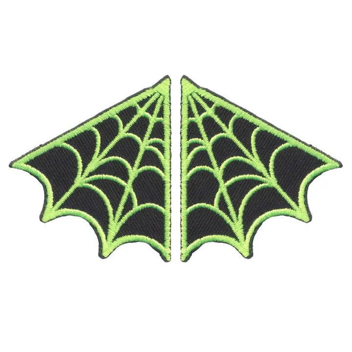 Spiderweb Patch Set - Blk/Green